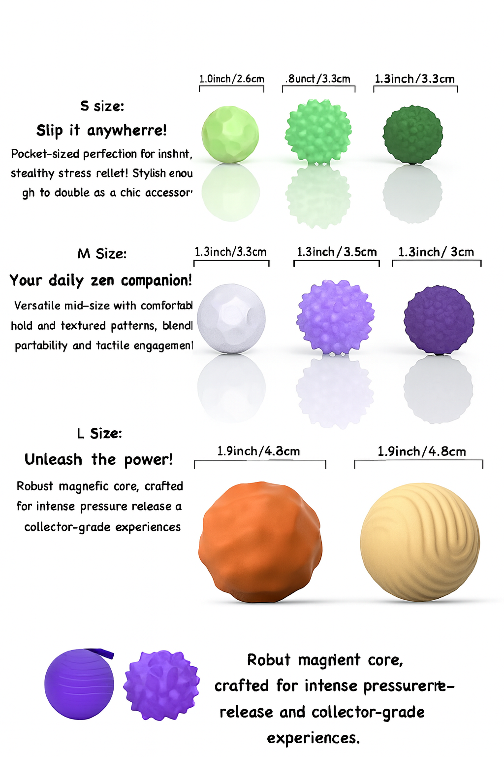 Magnetic Serenity Fidget Balls™